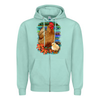 Seafoam Chicken with Chick Zipper Hoodie - Bettercallsaul