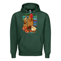 Sports Green Chicken with Chick Zipper Hoodie - Bettercallsaul