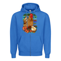True Royal Chicken with Chick Zipper Hoodie - Bettercallsaul