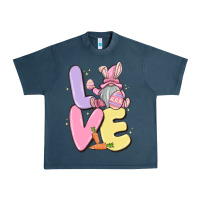 Midnight Navy love easter gnome Urban Heavy Tee - MaliasSmallBusiness