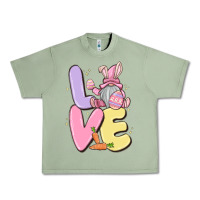 Oil Green love easter gnome Urban Heavy Tee - MaliasSmallBusiness