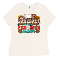 Bone baseball is my favorite season Ladies Tee - HRA Design Shop
