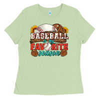 Matcha baseball is my favorite season Ladies Tee - HRA Design Shop