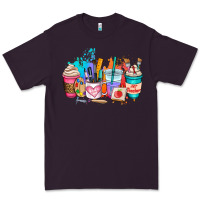Plum art teacher coffee cup Premium Tee - AdoDesignShop