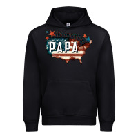 Black all american papa Urban Hoodie - FaDigitalArtStudio