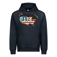Navy all american papa Urban Hoodie - FaDigitalArtStudio