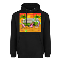 Black summer caravan Heavyweight Hoodie - TumblerDesignByShophia