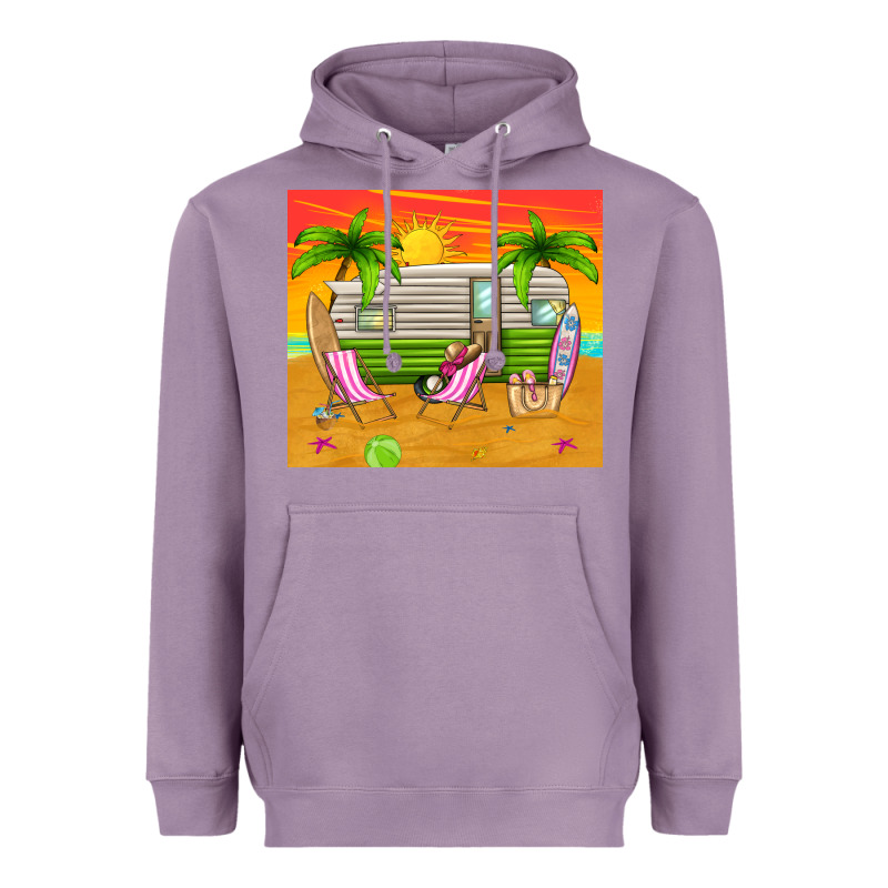 Summer Caravan Heavyweight Hoodie by TumblerDesignByShophia | Teevron