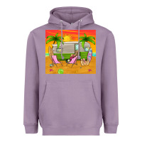 Lavender summer caravan Heavyweight Hoodie - TumblerDesignByShophia
