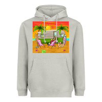 Moon Dust summer caravan Heavyweight Hoodie - TumblerDesignByShophia