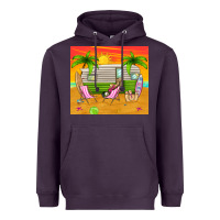 Plum summer caravan Heavyweight Hoodie - TumblerDesignByShophia