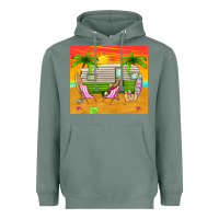 Sage summer caravan Heavyweight Hoodie - TumblerDesignByShophia