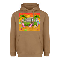 Toasted Coconut summer caravan Heavyweight Hoodie - TumblerDesignByShophia