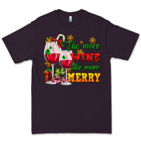Plum The more wine the more merry Premium Tee - AdoDesignShop