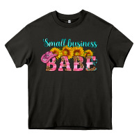 Asphalt small business babe Heavy Core Tee - HRA Design Shop