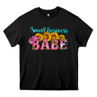 Black small business babe Heavy Core Tee - HRA Design Shop