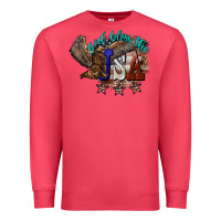 Cardinal God bless the USA Eagle 4th of july Premium Sweatshirt - HowdyJamesFarm