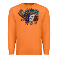 Carrot God bless the USA Eagle 4th of july Premium Sweatshirt - HowdyJamesFarm