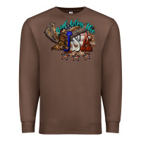 Chestnut God bless the USA Eagle 4th of july Premium Sweatshirt - HowdyJamesFarm