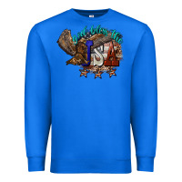 True Royal God bless the USA Eagle 4th of july Premium Sweatshirt - HowdyJamesFarm