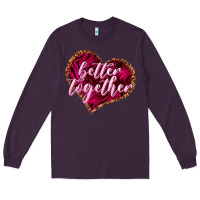 Plum better together Long Sleeve Tee - NancyCooperArtShop