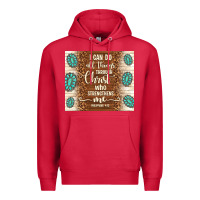 Cardinal i can do all things through christ who strengthens Premium Hoodie - TumblerDesignByShophia
