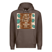 Coffee i can do all things through christ who strengthens Premium Hoodie - TumblerDesignByShophia