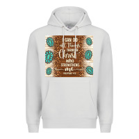 Dove Grey i can do all things through christ who strengthens Premium Hoodie - TumblerDesignByShophia