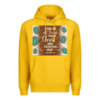 Lemon i can do all things through christ who strengthens Premium Hoodie - TumblerDesignByShophia