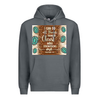 Rock i can do all things through christ who strengthens Premium Hoodie - TumblerDesignByShophia