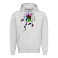 Dove Grey Be Kind Autism Awareness Zipper Hoodie - Bettercallsaul