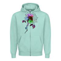 Seafoam Be Kind Autism Awareness Zipper Hoodie - Bettercallsaul
