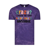 Cloud Purple crazy i prefer the term hilariously unstable Vintage Tee - MaliasSmallBusiness