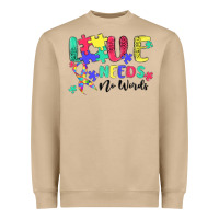 Mushroom love needs no words autism Heavyweight Sweatshirt - MaliasSmallBusiness