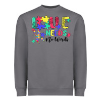 Storm love needs no words autism Heavyweight Sweatshirt - MaliasSmallBusiness