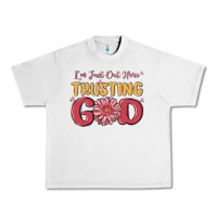 Lunar Rock i’m just out here trusting god Urban Heavy Tee - MaliasSmallBusiness