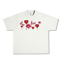 Pistachio love and  love balloons Urban Heavy Tee - AdoDesignShop