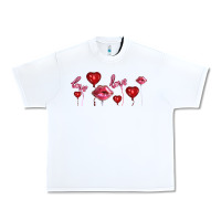 White love and  love balloons Urban Heavy Tee - AdoDesignShop