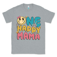 Heather Grey one happy mama Classic Tee - MaliasSmallBusiness