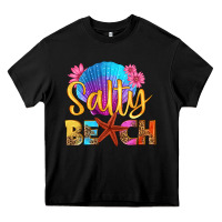 Black salty beach Heavy Core Tee - HRA Design Shop
