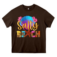Chocolate Brown salty beach Heavy Core Tee - HRA Design Shop