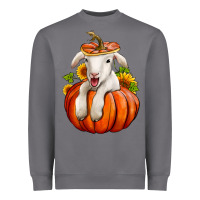 Storm fall pumpkin lamb nancy cooper Heavyweight Sweatshirt - NancyCooperArtShop