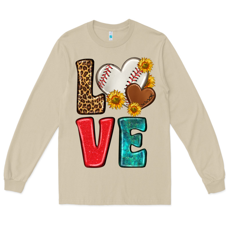 Western Love Baseball Long Sleeve Tee by NancyCooperArtShop | Teevron