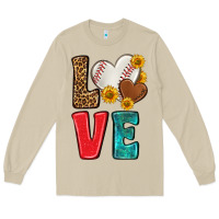 Mushroom western love baseball Long Sleeve Tee - NancyCooperArtShop