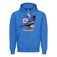 True Royal Colorado Lark Mountain Bunting Bird Zipper Hoodie - Bettercallsaul