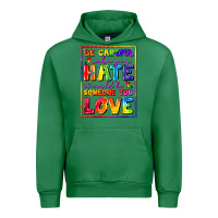 Emerald Be careful who you hate it could be someone you Urban Hoodie - FaDigitalArtStudio