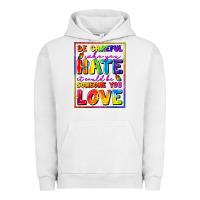 Pigment Lunar Rock Be careful who you hate it could be someone you Urban Hoodie - FaDigitalArtStudio