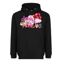 Clouds Of Love With Balloons Valentine's Day Heavyweight Hoodie | Teevron