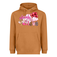 Meerkat Clouds of love with balloons Valentine's Day Heavyweight Hoodie - HowdyJamesFarm