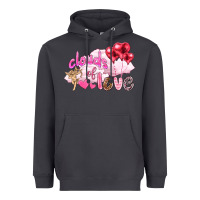 Smoke Clouds of love with balloons Valentine's Day Heavyweight Hoodie - HowdyJamesFarm